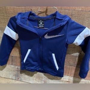 Nike Full Zip Boys Warm Up Jacket Size 4 X/S